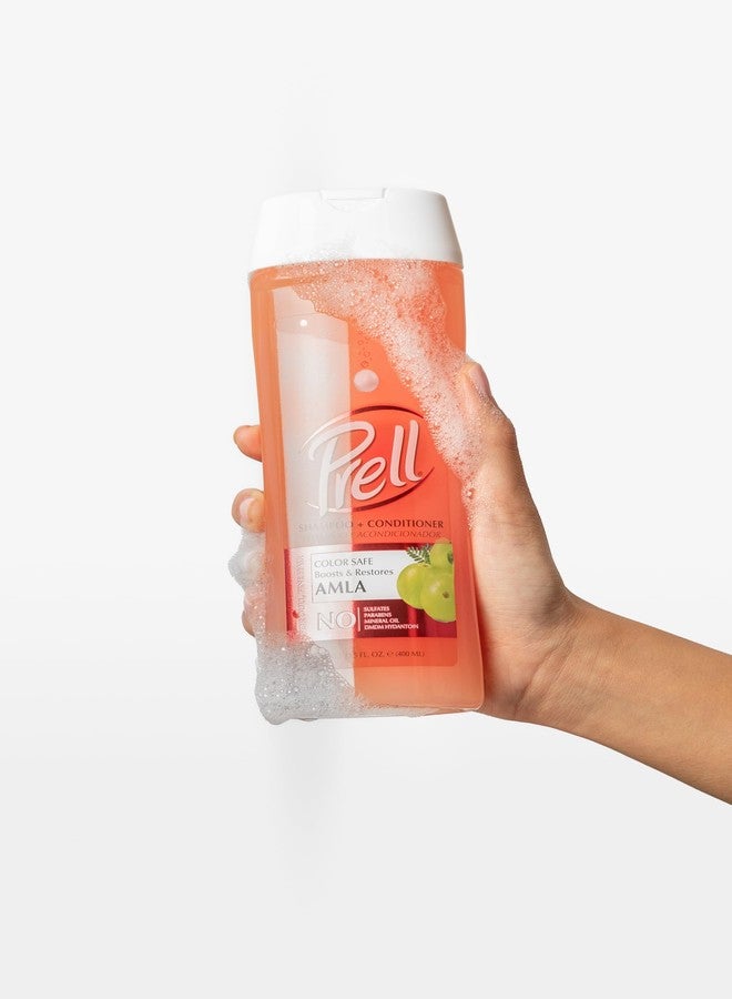 Prell AMLA Boosts & Restores Color Safe Shampoo & Conditioner for Dull, Fine Hair 13.5 fl.oz - Image 4