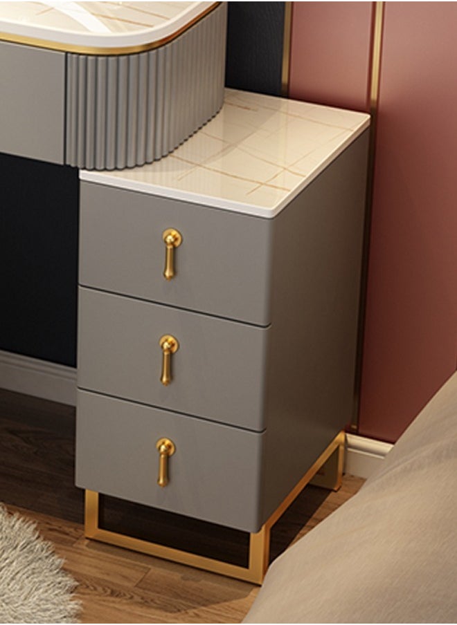 Makeup Vanity Table Dressing Table Flip Mirror With Drawers 70 CM