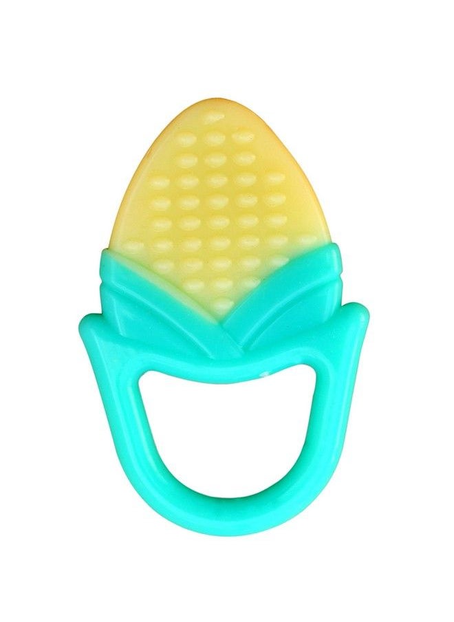 The Little Lookers Combo Silicone Fruit Shape Teether For Baby Toddlers Infants Children (Pack Of 2) (Corn & Brinjal)  - Image 3