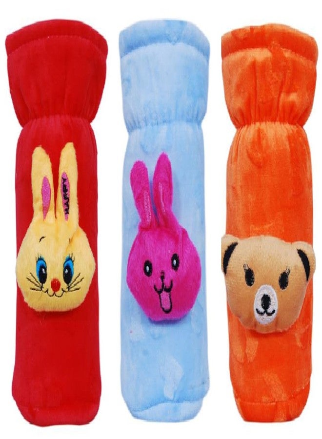 Alya New Born Baby Nursing Feeding Bottle Cover with Soft Stretchable Velvet Attractive Cartoon Design I Baby Milk Feeder Bottle Cover 150 ML-200 ML (0-2 Years) (Pack of 3 (Multi-Design)) - Image 5