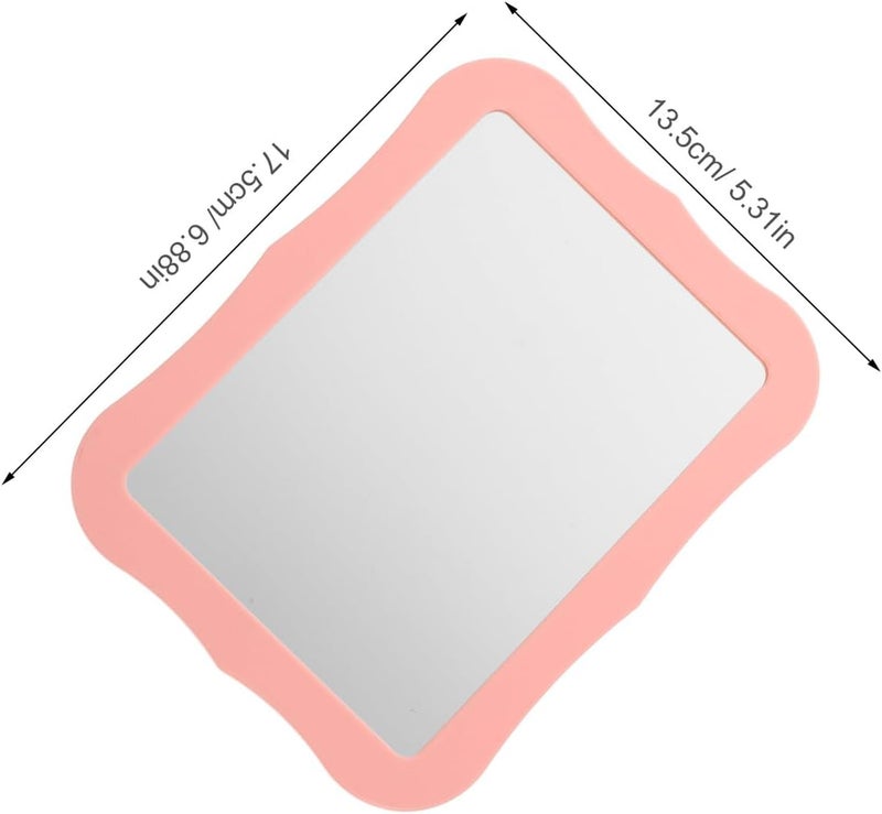 TOYANDONA Magnetic Locker Mirror 5.3 X 6.9 Inch Portable Dressing Mirror with Magnet for School Lockers Bathroom Travel Makeup - Image 2