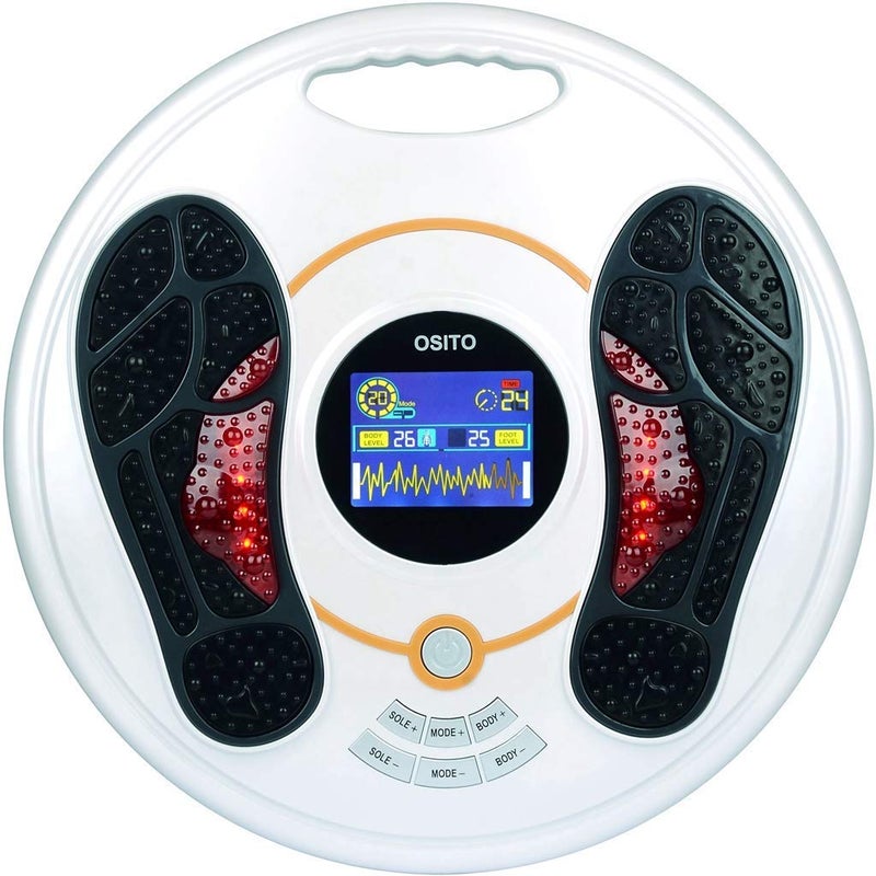 OSITO Foot Circulation Plus (FSA or HSA Eligible) - Medic Foot Massager Machine with TENS Unit, EMS (Electrical Muscles Stimulator) Feet Legs Health for Neuropathy, Diabetes, Relieve Pains and Cramps, RLS - Image 1