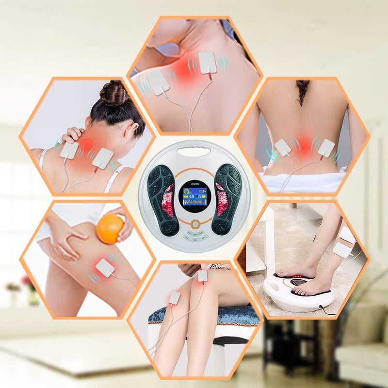 OSITO Foot Circulation Plus (FSA or HSA Eligible) - Medic Foot Massager Machine with TENS Unit, EMS (Electrical Muscles Stimulator) Feet Legs Health for Neuropathy, Diabetes, Relieve Pains and Cramps, RLS - Image 5