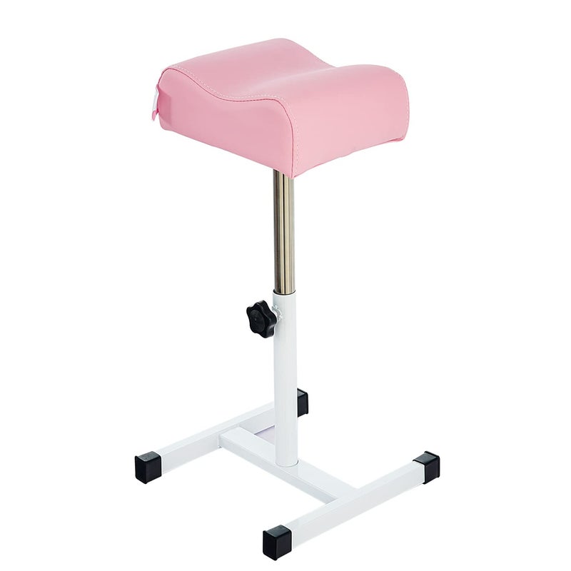 QUEESALN QUEESALN Pedicure Manicure Footrest Adjustable Height Stand Beauty SPA Salon Nail Care Pink 