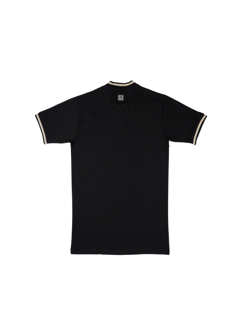 AWESOME STYLE GIFTS COTTON ZEN MEN T-SHIRT BLACK  - Image 3
