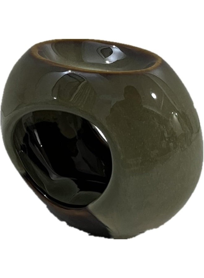 Orchid Fancy Burner Wax Melt Burners Essential Oil Burners Hollowing Floral Aroma Lamp Oil Diffuser Candle Tealight Holder Ceramic Incense Burner For Bedroom Decor  Housewarming Gift  - Image 1