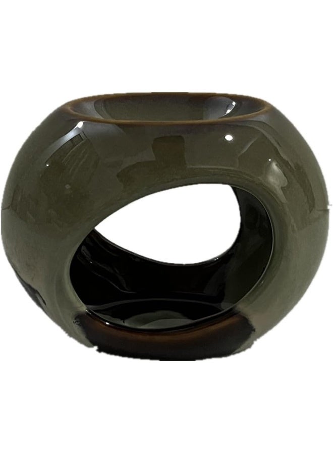 Orchid Fancy Burner Wax Melt Burners Essential Oil Burners Hollowing Floral Aroma Lamp Oil Diffuser Candle Tealight Holder Ceramic Incense Burner For Bedroom Decor  Housewarming Gift  - Image 2