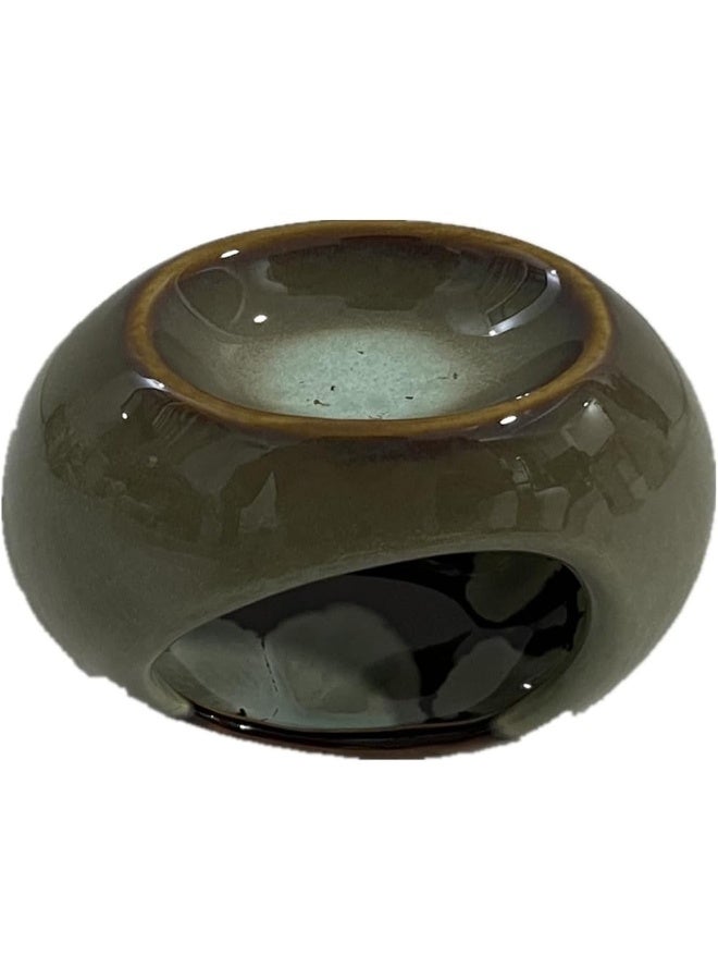 Orchid Fancy Burner Wax Melt Burners Essential Oil Burners Hollowing Floral Aroma Lamp Oil Diffuser Candle Tealight Holder Ceramic Incense Burner For Bedroom Decor  Housewarming Gift  - Image 3