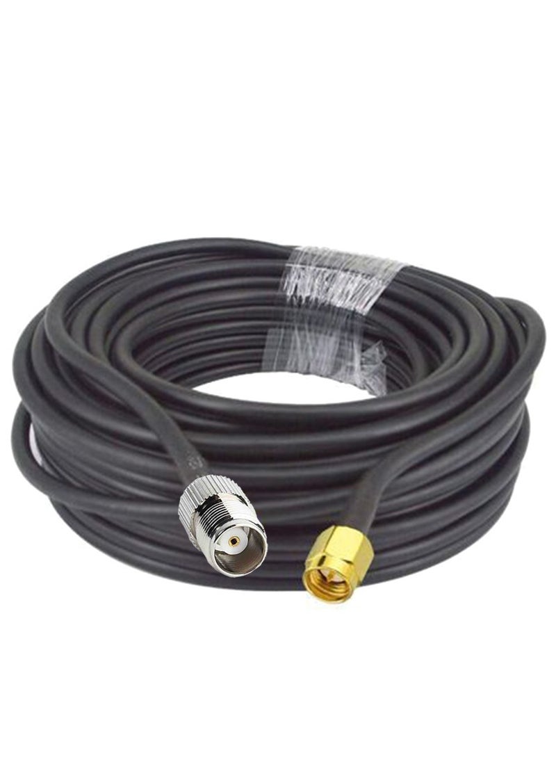 Ohm OHM TNC Female To SMA Male Antenna Cable RG58  - Image 1