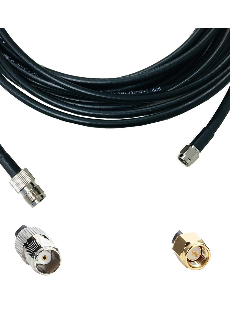 Ohm OHM TNC Female To SMA Male Antenna Cable RG58  - Image 3
