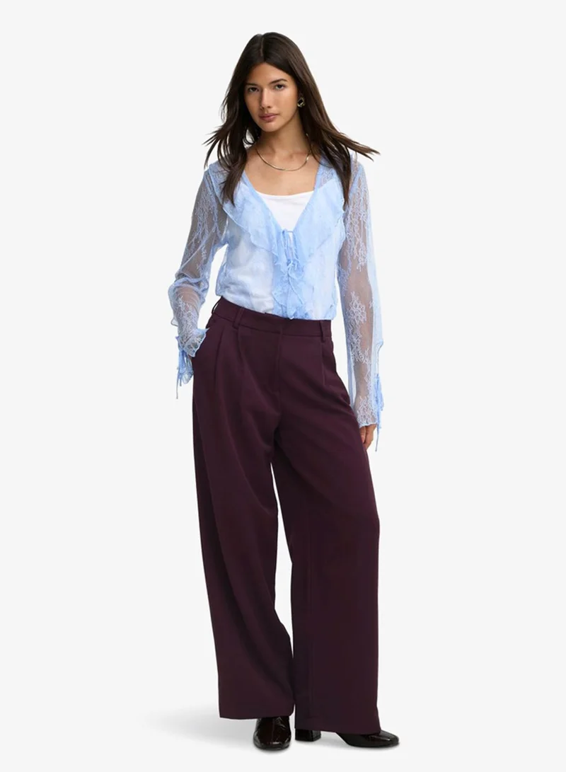 Only  Casual High Waist Straight Trousers for Women | Best Price UAE