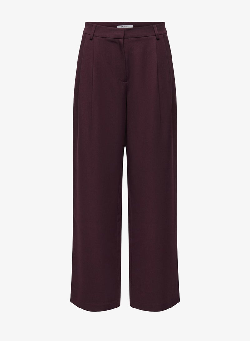 ONLY Casual High Waist Straight Trousers - Image 5