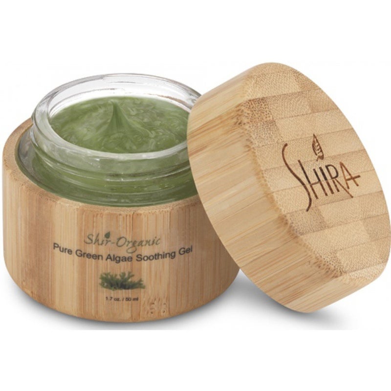 Shira Shir Organic Green Algae Soothing Gel 50ml  Hydrating  Calming Formula for Dry Sensitive Rosacea Couperose  Irritated Skin Redness Relief Natural Skincare Gentle Skin Care Treatment