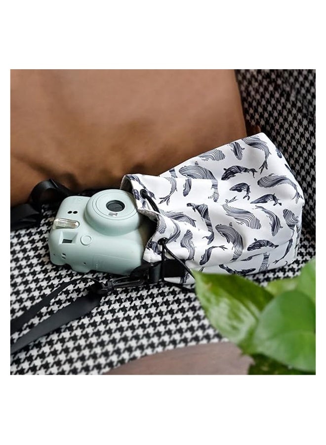 For Instax Mini 12 Case PU Leather Camera Case Specialized for Fujifilm Instax mini 12, Precise Hole Design, Perfect Fit and No Flimsy  - Image 3