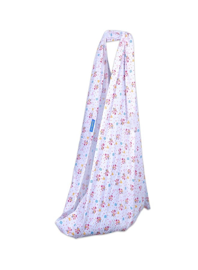 SJ SHINE Born Baby Hanging Swing Cradle Cotton thottil Cloth thuni for Babies Baby Boy's and Girl's Cotton Cloth Cradle/Zula//Jhula/Jhoola/uyalalu for new Born Babies (White) - Image 1