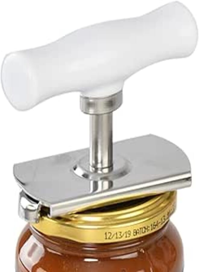 HOME-X Jar Opener, Manual Twisting Can Opener, Lid Remover, Handy Kitchen Accessories