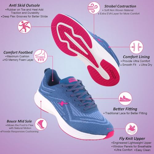 SPARX Sports Shoe SL-264 Blue for Women - Image 3