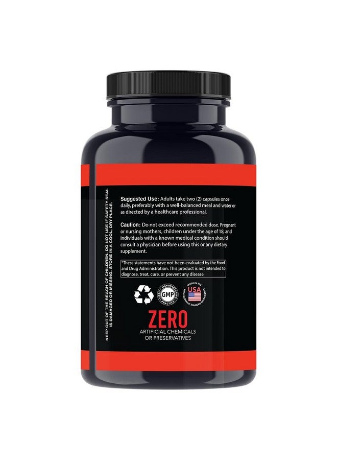 Angry Supplements Turmeric Ginger Maxx 60 Capsules w. Turmeric, Ginger Root, Omega 3, Bromelain, Quercetin & Black Pepper Extract - Wellness & Antioxidant for Men & Women (2-Bottles) - Image 4