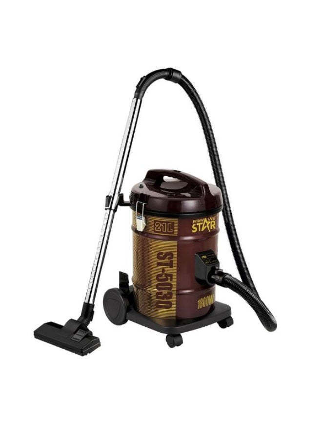 Winning Star Drum Vacuum Cleaner/Long Cord/large Capacity 21L/1800W(ST-5030) - Image 1