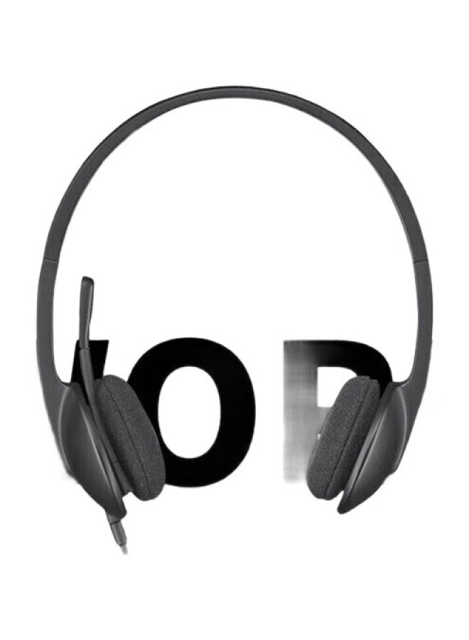 G Logitech H340 Enterprise-Grade Stereo Usb Headset, Computer Laptop Office Study Headphones With Microphone, Black - Image 2