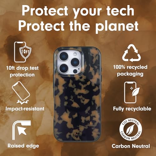 Sonix Case for iPhone 16 Pro | Compatible with MagSafe | 10ft Drop Tested | Tortoiseshell | Brown Tort - Image 4