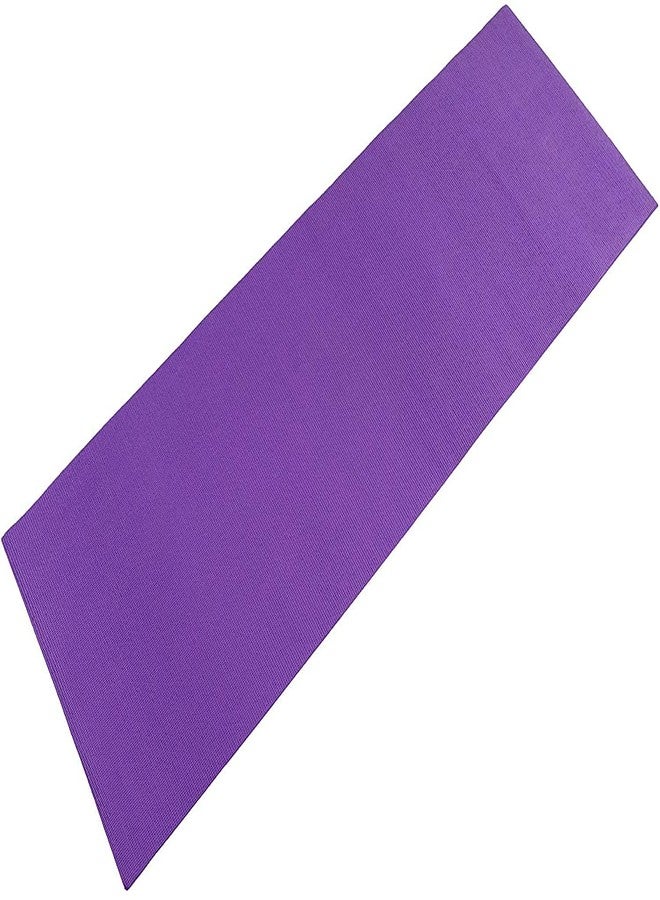 TIB® Yoga Mat for Yoga Exercise and Gym Workout with Carry Bag, Anti-Slip/Anti Skid Yoga Mat for Men & Women Fitness, 4MM Thickness, Purple - Image 3