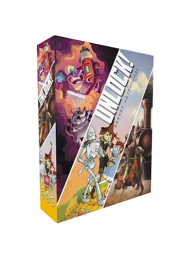 Space Cowboys UNLOCK! Secret Adventures Card Game - Escape Room-Inspired Cooperative Adventure, Fun Family Game for Kids and Adults, Ages 10+, 1-6 Players, 1 Hour Playtime, Made by Space Cowboys - Image 1