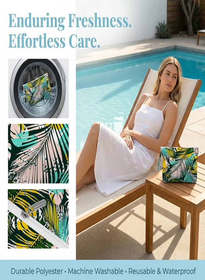 Fokongna Wet Bag, 2 Pack Travel Vacation Reusable Waterproof Dry Wet Zipper Organizer for Weekend Getaway Beach Trip Gym Daily Toiletry Storage - Image 5