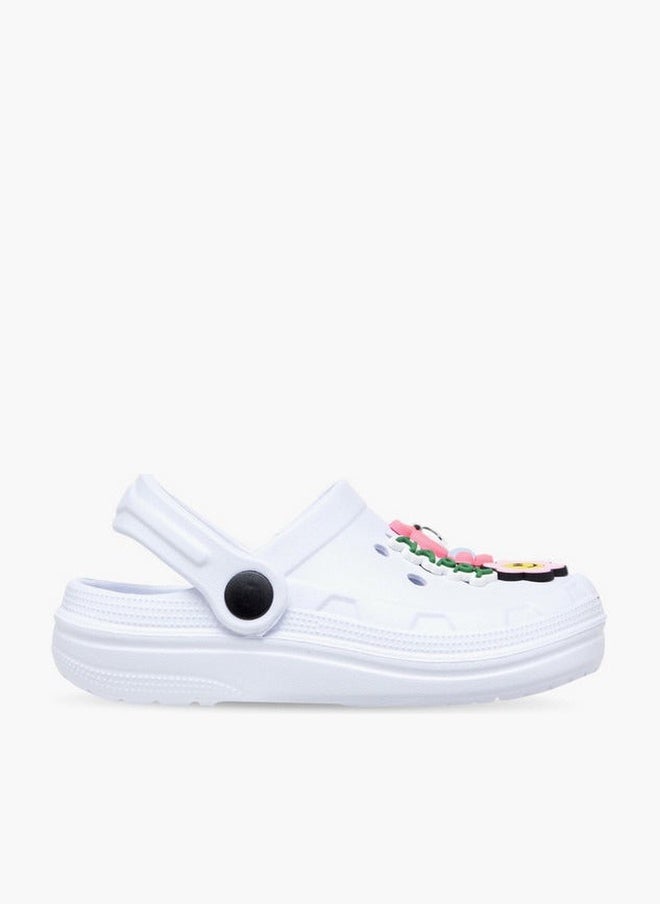 Flora Bella By Shoexpress Happy Bear Accent Clogs with Backstrap - Image 1
