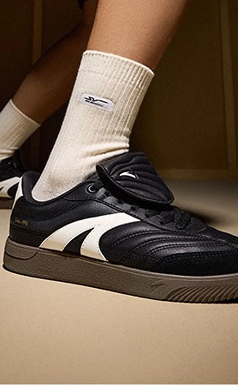 ANTA TT Series - Men’s Retro Leather Trainer Shoes - Modern Street Attitude