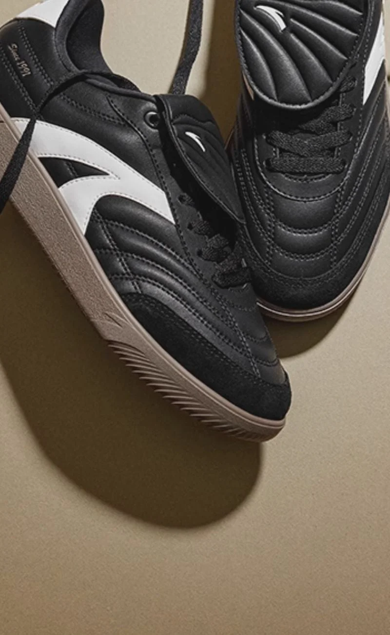 ANTA TT Series - Men’s Retro Leather Trainer Shoes - Modern Street Attitude