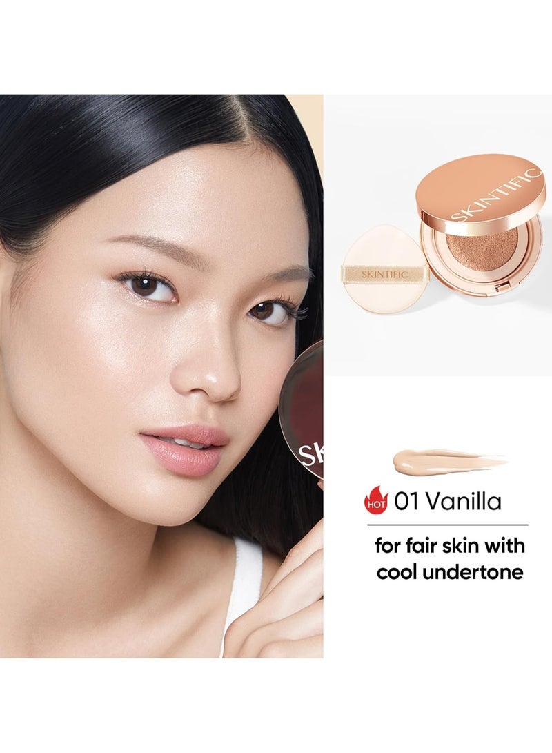 Skintific shade 02 ivory refill cover all perfect cushion - Image 4