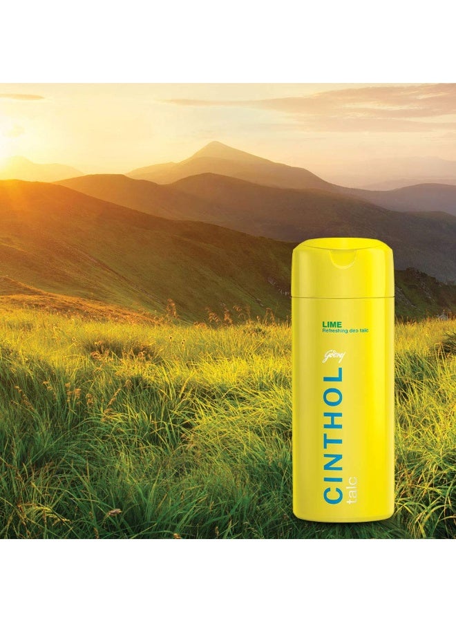 Cinthol Lime Talcum Powder (100g) | Superior Germ Protection | Insta Deo Fragrance - Image 2