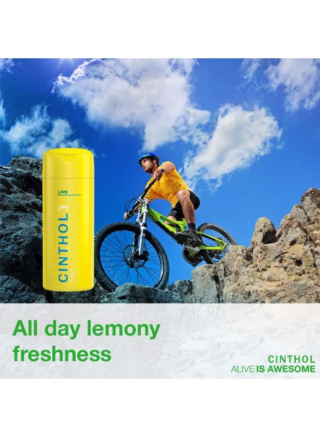 Cinthol Lime Talcum Powder (100g) | Superior Germ Protection | Insta Deo Fragrance - Image 4