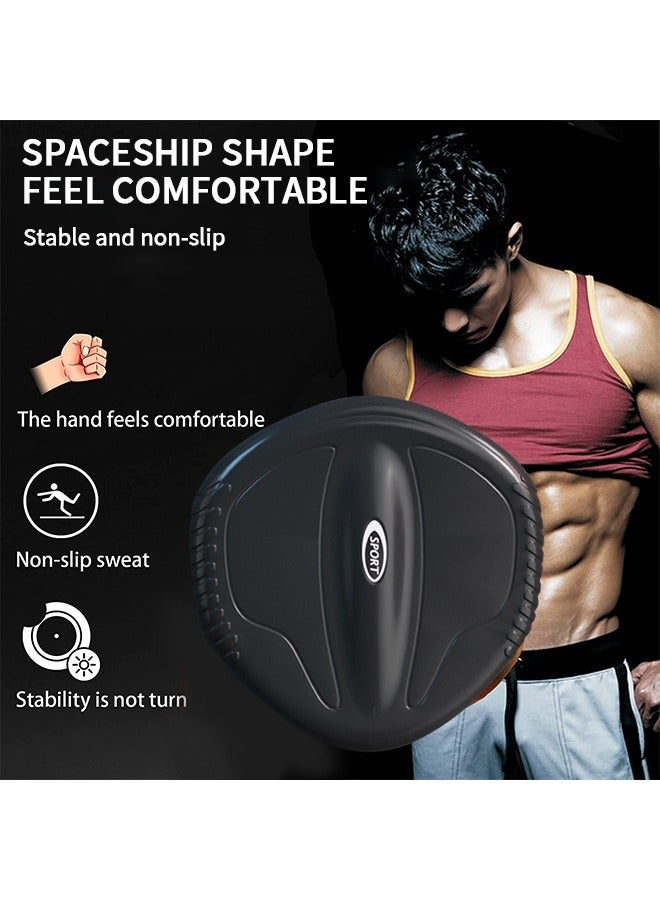 GROIC Ab Roller Wheel with Knee Mat, Core Workout Equipment, Multiple Training Methods, Exercise Wheel, Home Gym Accessories - Image 5