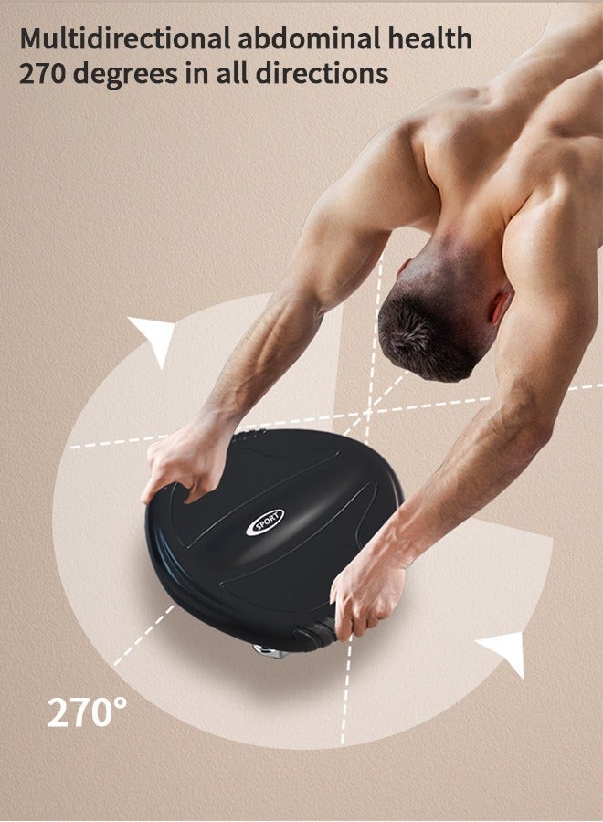 GROIC Ab Roller Wheel with Knee Mat, Core Workout Equipment, Multiple Training Methods, Exercise Wheel, Home Gym Accessories - Image 3