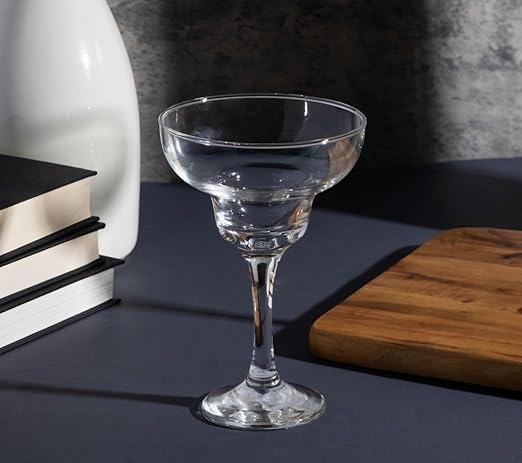 ROSEFINCH Margarita Glasses Set of 4Crystal Clear Margarita Glass Cosmopolitan Glassware for Margaritas Frozen Drinks Pina Coladas and Cocktails Margarita Cups 190ml - Image 3