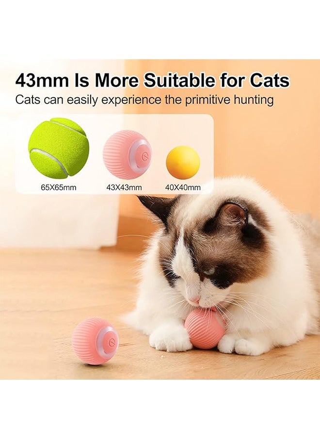 Interactive Cat Ball Toy, Intelligent Indoor Automatic Moving Ball Puzzle Dispel Boredom USB Charging Pet Toy