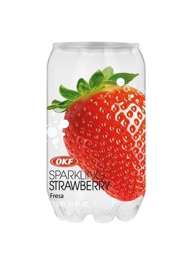 او كي اف مشروب فوار بنكهة الفراولة