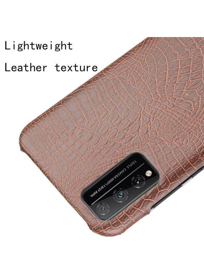 زبون جراب لهاتف Huawei Honor Play 4T Pro مقاوم للصدمات مصنوع من جلد التمساح PC + PU - Image 4