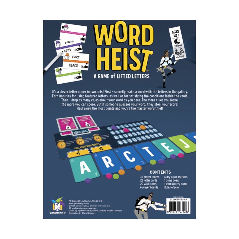 Gamewright - Word Heist - A Game of Lifted Letters - Image 3