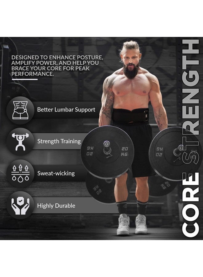 Rdx Weight Lifting Belt Auto Lock, 6.5” Padded Back Support, Men Women Gym Fitness Strength Training, Bodybuilding Powerlifting Weightlifting Workout, Deadlift Squat, Pro Exercise Equipment - Image 5