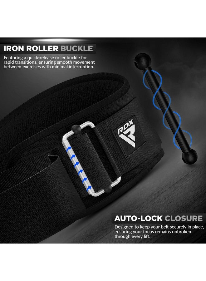 Rdx Weight Lifting Belt Auto Lock, 6.5” Padded Back Support, Men Women Gym Fitness Strength Training, Bodybuilding Powerlifting Weightlifting Workout, Deadlift Squat, Pro Exercise Equipment - Image 2
