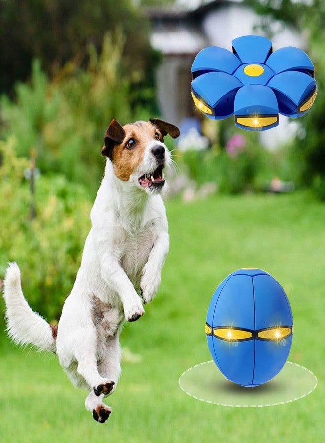 FlidRunest 3-Piece Flying Saucer Dog Toy Set, Interactive LED Dog Disc Toy - Image 4