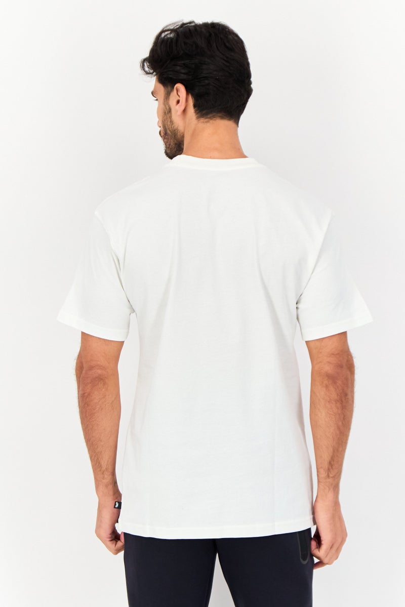 Nike Men Sportswear Fit Short Sleeves Outdoor T-Shirts, Off White  - Image 3