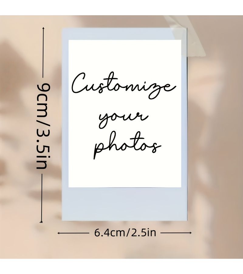 Personalized Polaroid Photo Prints 10pcs Custom Album Style DIY Gift - Image 3