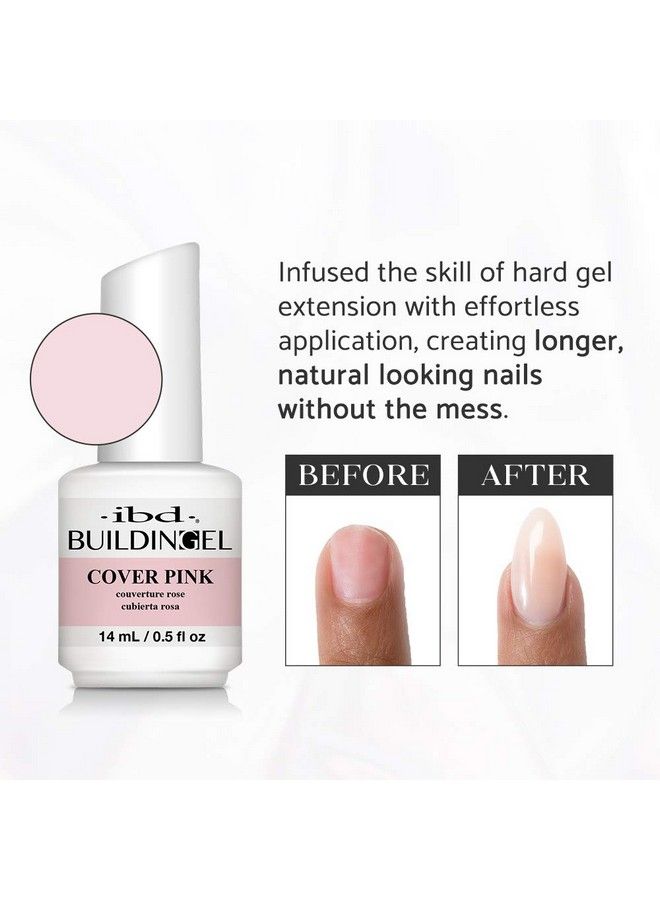 Ibd Building Gel Hard Gel Nail Extension Cover Pink 0.5 Oz - Image 4
