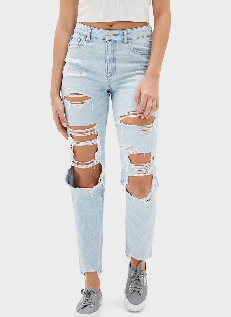 Ripped Mom Jeans - pzsku/Z27C4A9246FC24EADB6FCZ/45/_/1723143283/230dd166-8b39-47b6-869f-8f34092f1783