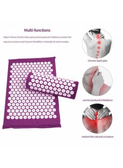 GGEROU Full Body Massager Acupressure Mat Whole Body Pillow Back Legs Pain Relief Tool  - Image 3