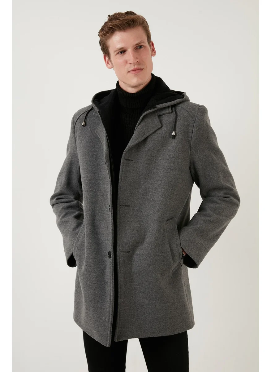 بوراتي Removable Hooded Melted Slim Fit Cashew Coat Men'S COAT 5841013